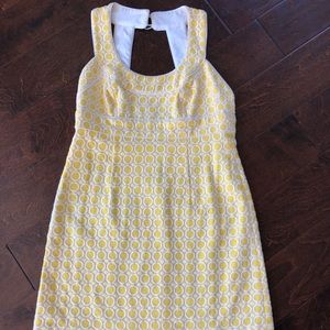 Yellow pattern dress